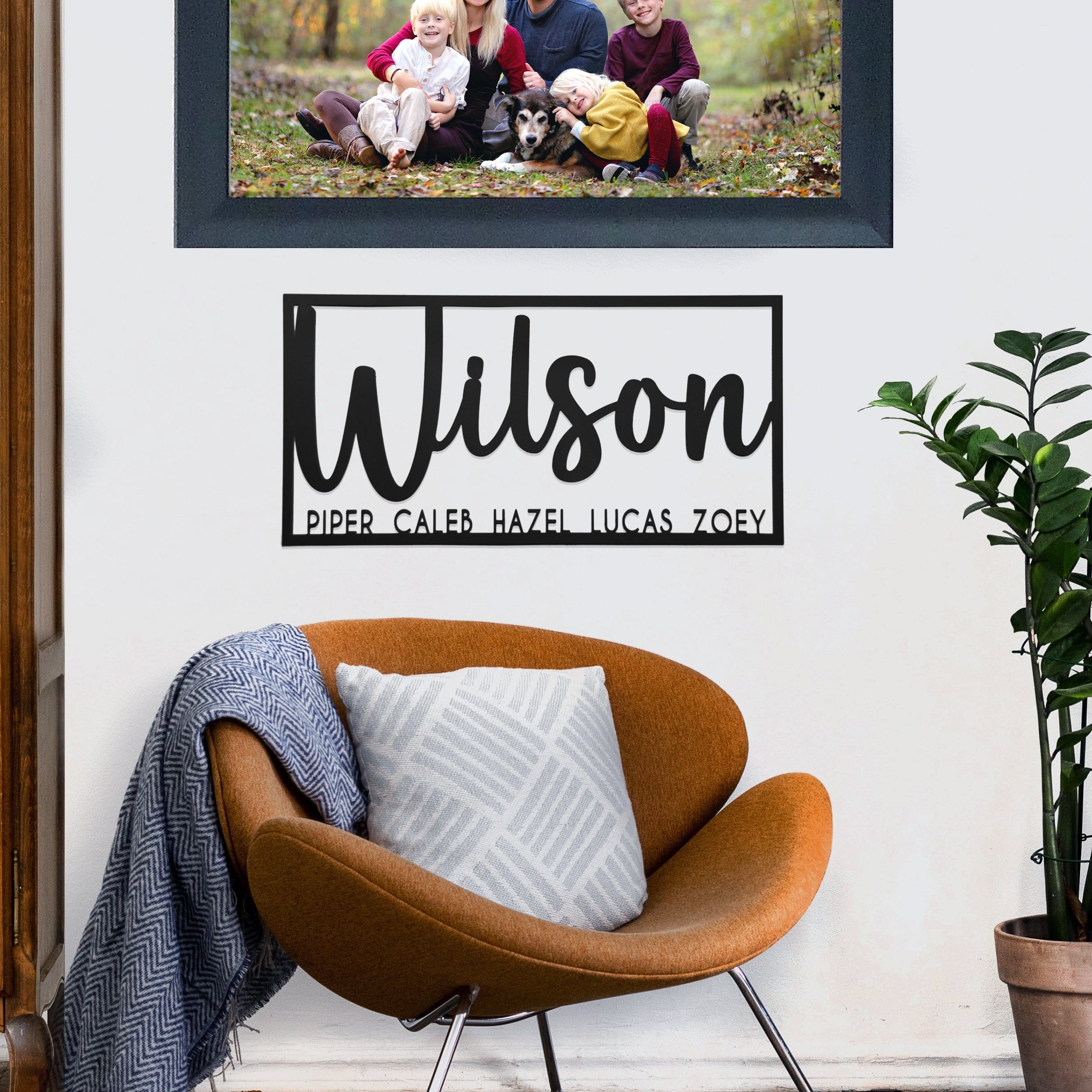 [COL] This is Us Family Name Sign - House Name Sign Metal Wall Decor