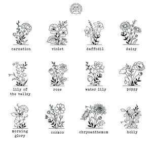 Rusted Orange Craftworks Co. Metal Flower Stakes