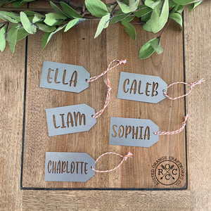 gift tags with name only