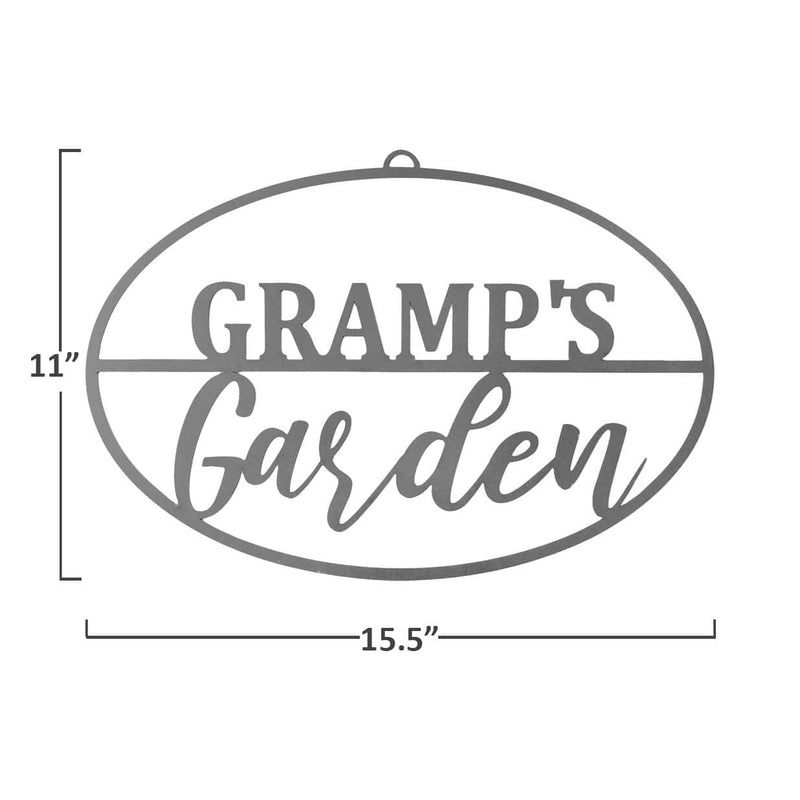 Gramp’s garden oval dimensions