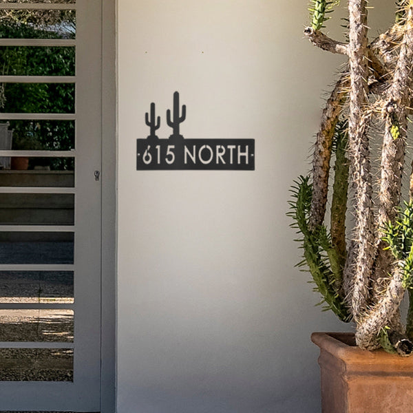 Rusted Orange Craftworks Co. Address Signs [COL] Landscape Address Plaque - 4 Styles - Circular Address Plaque for House Numbers