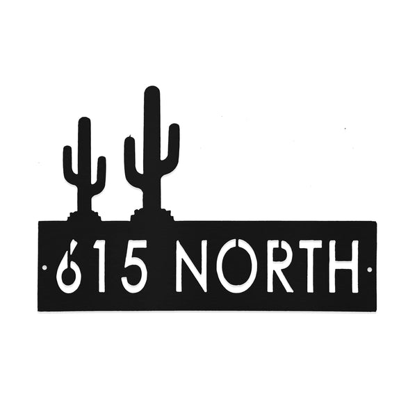 Rusted Orange Craftworks Co. Address Signs [COL] Landscape Address Plaque - 4 Styles - Circular Address Plaque for House Numbers
