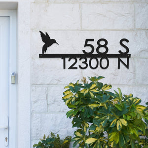 Rusted Orange Craftworks Co. Address Signs [COL] Modern Outdoor House Numbers - 9 Styles - Personalized Address Signs for House