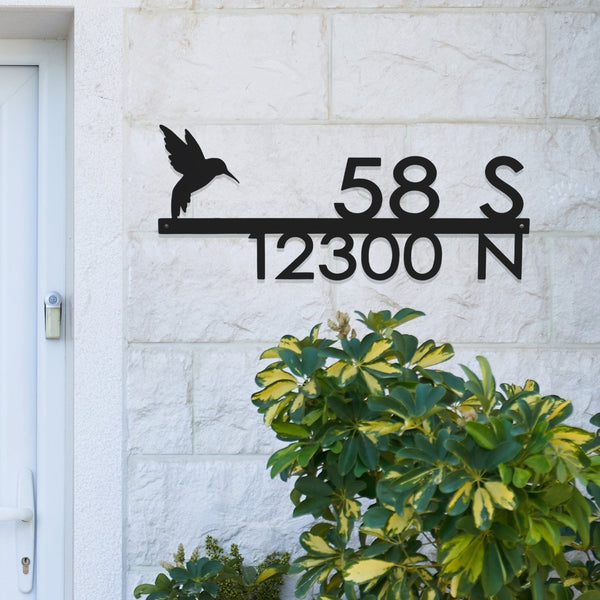 Rusted Orange Craftworks Co. Address Signs [COL] Modern Outdoor House Numbers - 9 Styles - Personalized Address Signs for House