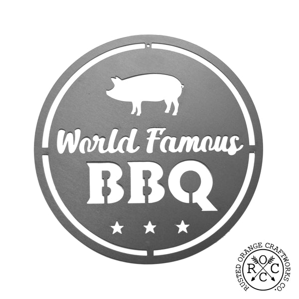 backyard bbq sign