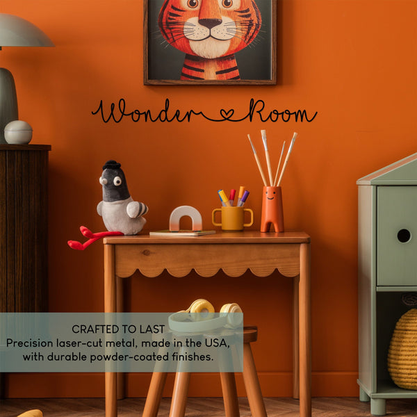 Rusted Orange Craftworks Co. Children Bedroom Decor [COL] I Heart You – Little Love Edition | Personalized Kids Name Sign