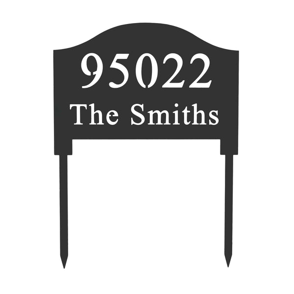 Rusted Orange Craftworks Co. [COL] Address Yard Signs with Stakes - Address Signs for Houses for Ground