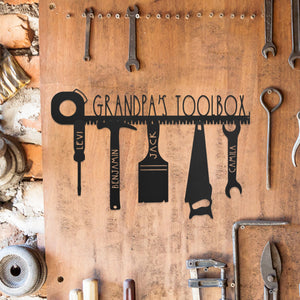 Rusted Orange Craftworks Co. [COL] No One Else Measures Up to Dad Family Name Sign - Custom Fathers Day Gifts