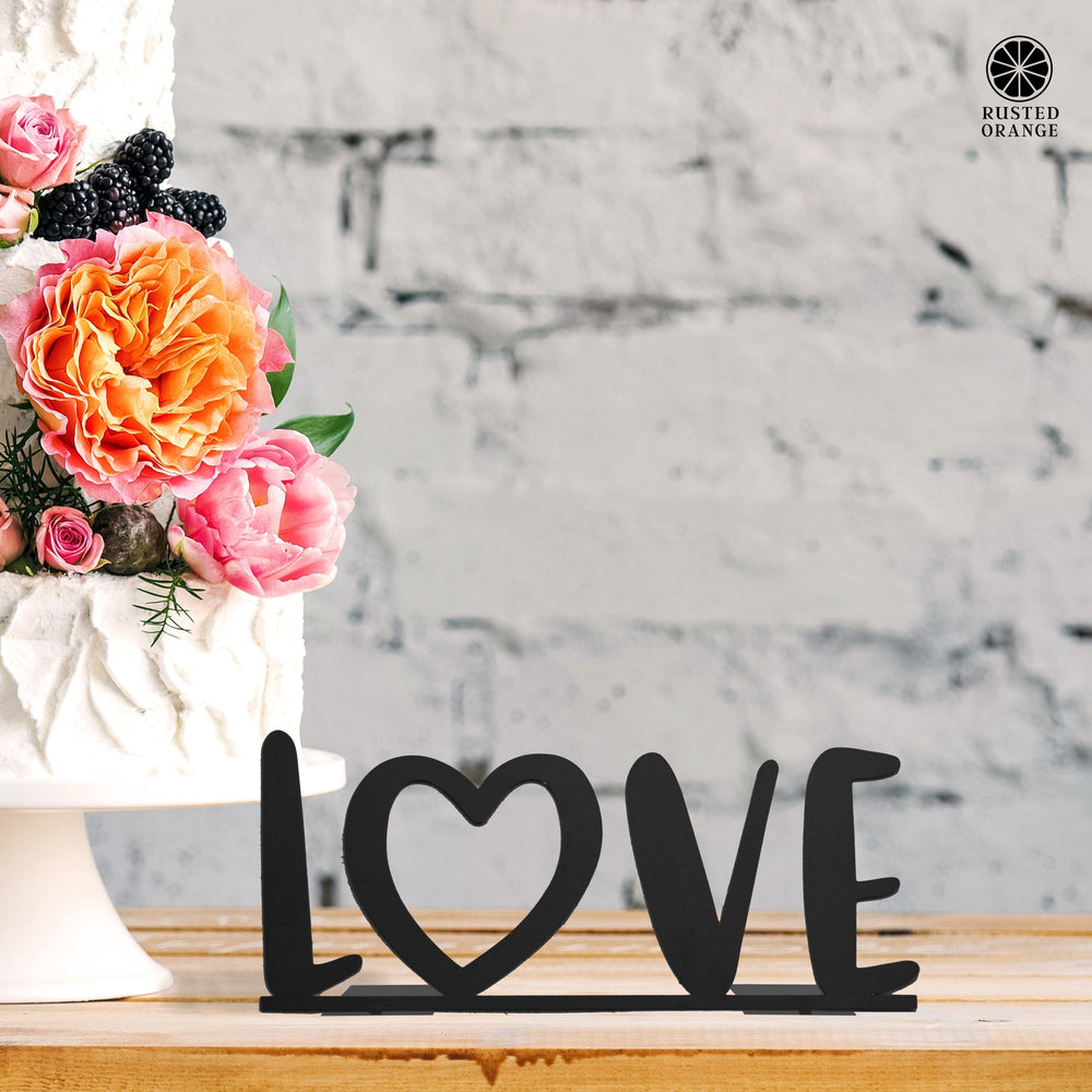 Rusted Orange Craftworks Co. Decor 4"  L-O-V-E Stand-Up Set - 2 Styles - Anniversary Gift for Her or Him