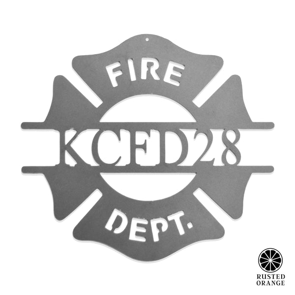 Rusted Orange Craftworks Co. Decor Everyday Heroes Signs - Firefighter, EMT, Doctors or Medical Office Name Plates For Wall or Tabletop