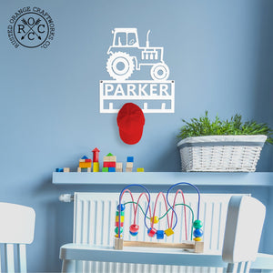Rusted Orange Craftworks Co. Decor Work Truck Signs - 3 Styles - Monster Truck Room Decor for Boys and Girls