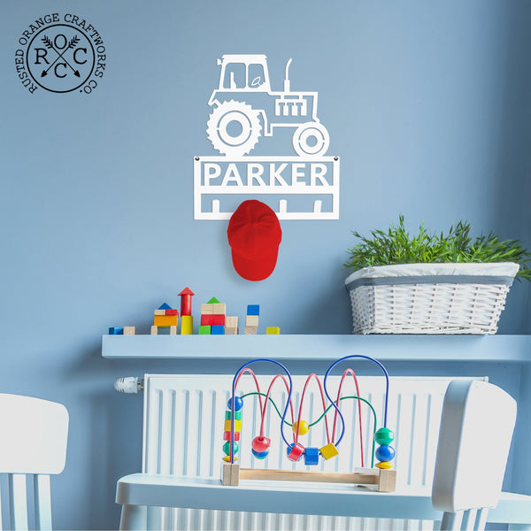 Rusted Orange Craftworks Co. Decor Work Truck Signs - 3 Styles - Monster Truck Room Decor for Boys and Girls