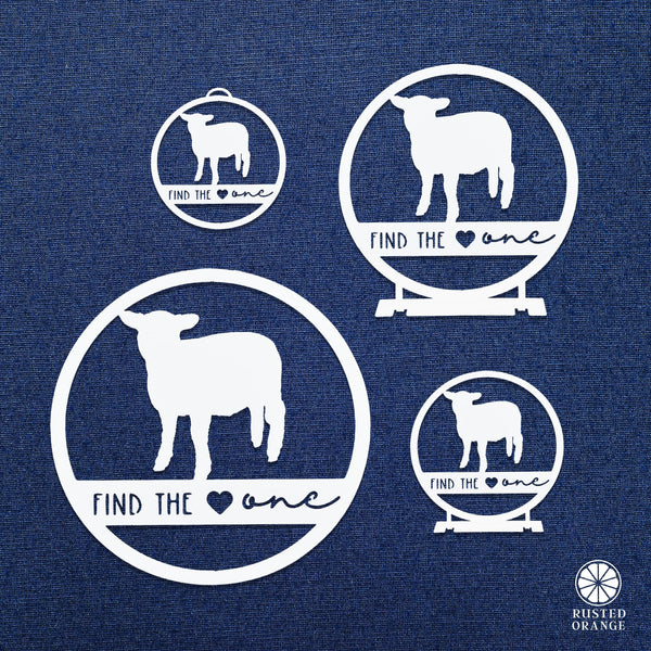 Rusted Orange Craftworks Co. Find the One - Ornament, Tabletop Sign, and Wall Decor