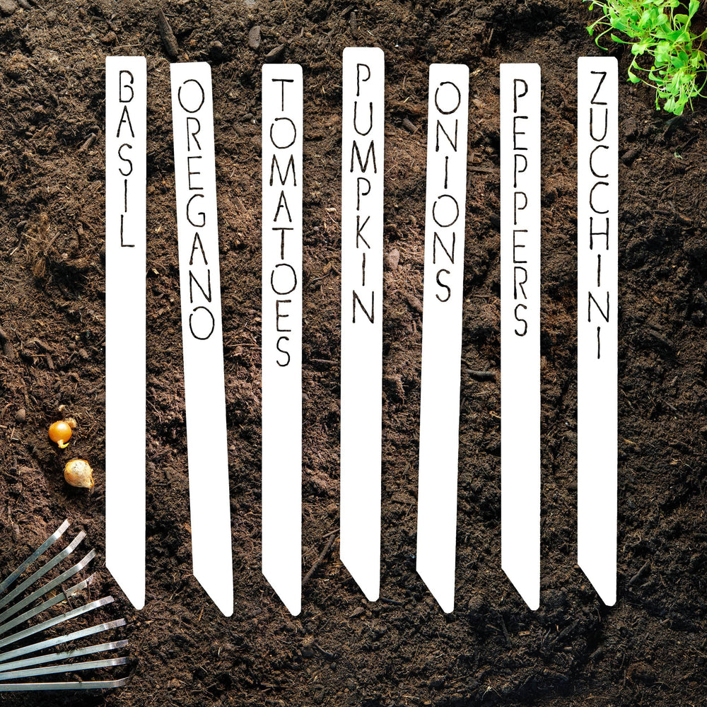 Rusted Orange Craftworks Co. Gardening Accessories [COL] Garden Markers - Your Favorite 7 - Plant Label Tags Outdoor Garden Markers