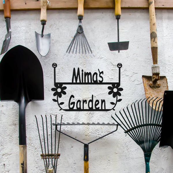 Rusted Orange Craftworks Co. Gardening Accessories Garden Hanger Sign - 2 Styles - Decorative Garden Signs Gifts for Men and Women