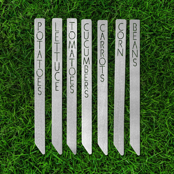 Rusted Orange Craftworks Co. Gardening Accessories Garden Markers - Your Favorite 7 - Plant Label Tags Outdoor Garden Markers