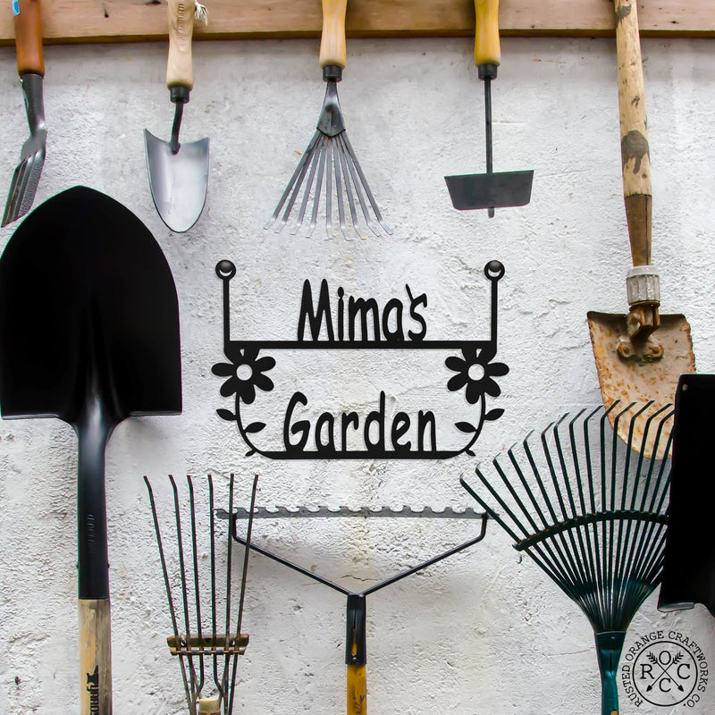 Rusted Orange Craftworks Co. Gardening Accessories Special Offer Garden Hanger Sign - 2 Styles - Decorative Garden Signs Gifts for Men and Women