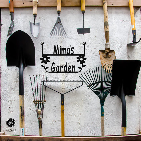 Rusted Orange Craftworks Co. Gardening Accessories Special Offer Garden Hanger Sign - 2 Styles - Decorative Garden Signs Gifts for Men and Women
