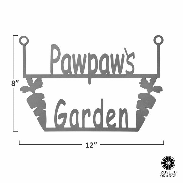 Rusted Orange Craftworks Co. Gardening Accessories Special Offer Garden Hanger Sign - 2 Styles - Decorative Garden Signs Gifts for Men and Women
