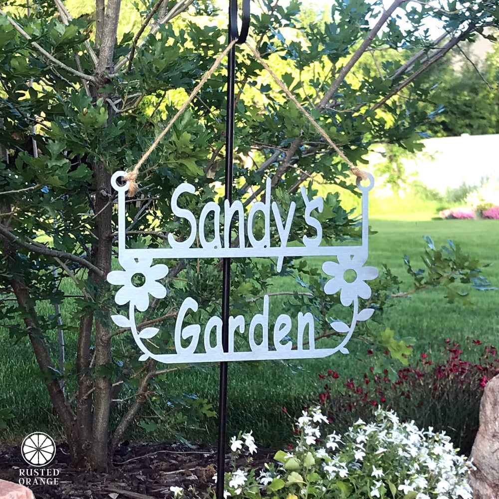 Rusted Orange Craftworks Co. Gardening Accessories Special Offer Garden Hanger Sign - 2 Styles - Decorative Garden Signs Gifts for Men and Women