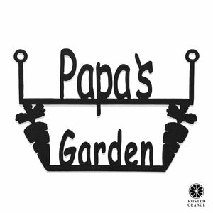 Rusted Orange Craftworks Co. Gardening Accessories Special Offer Garden Hanger Sign - 2 Styles - Decorative Garden Signs Gifts for Men and Women
