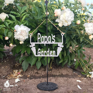 Rusted Orange Craftworks Co. Gardening Accessories Special Offer Garden Hanger Sign - 2 Styles - Decorative Garden Signs Gifts for Men and Women