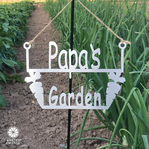 Rusted Orange Craftworks Co. Gardening Accessories Special Offer Garden Hanger Sign - 2 Styles - Decorative Garden Signs Gifts for Men and Women