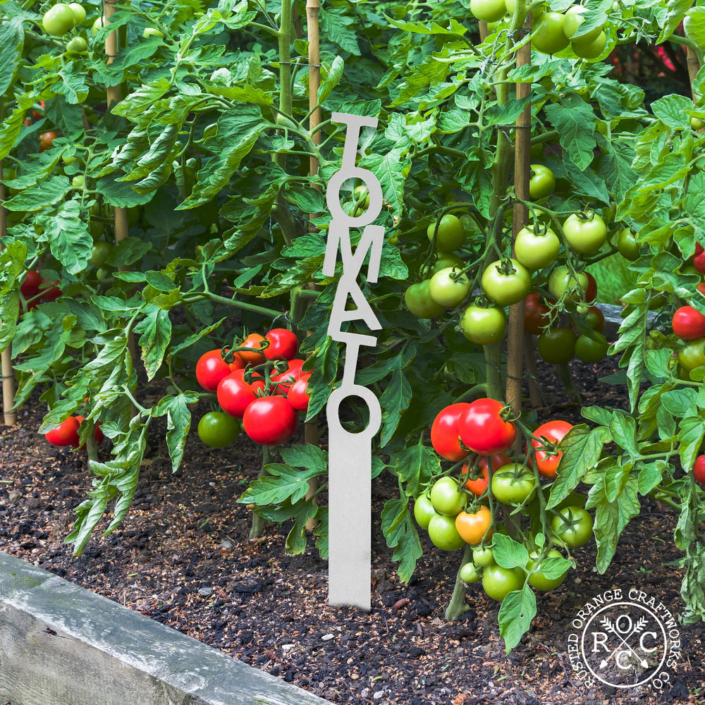 Rusted Orange Craftworks Co. Gardening Accessories Spell It Out Garden Markers - Plant Label Tags Outdoor Garden Markers