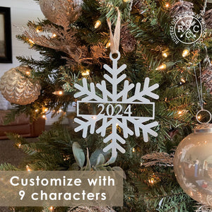 Rusted Orange Craftworks Co. Holiday Ornaments Into the Woods Ornaments: Deer Ornaments, Tree Ornaments, Snowflake Ornaments - Set of 3