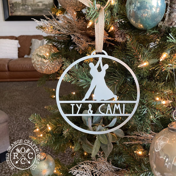 Rusted Orange Craftworks Co. Holiday Ornaments My Favorite Athlete Ornament - Single - 30 Sports Theme Styles - Metal Christmas Ornaments