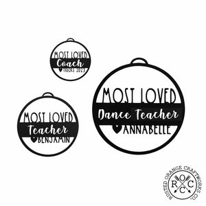 Rusted Orange Craftworks Co. Holiday Ornaments Personalized VIP Thank You Gift Ornament  3 pack - Appreciation Gifts For Friends and Loved Ones