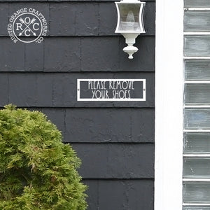 Rusted Orange Craftworks Co. Home Decor Decals Special Offer Hello, Stranger Porch Signs - 3 Styles - Metal Welcome Signs for Door