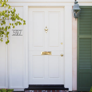 Rusted Orange Craftworks Co. House Numbers & Letters [COL] Simple Address Plaque - 3 Sizes - Address Numbers for Outside