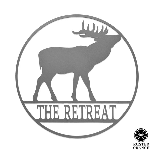 Rusted Orange Craftworks Co. Hunting & Shooting Special Offer Wildlife Signs - Personalized Hunting Decor for Cabin, Gifts for Men - Custom Cowboy Western Wall Decor With Name