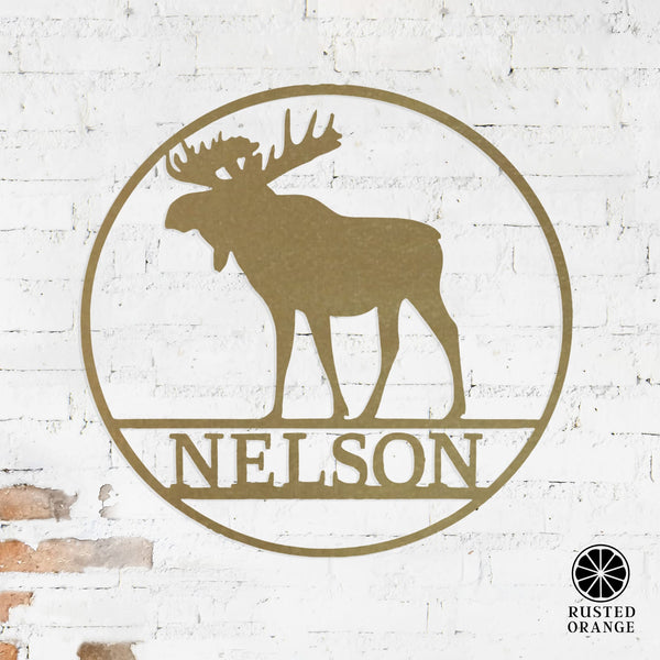 Rusted Orange Craftworks Co. Hunting & Shooting Special Offer Wildlife Signs - Personalized Hunting Decor for Cabin, Gifts for Men - Custom Cowboy Western Wall Decor With Name
