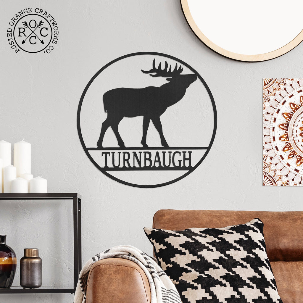 Wildlife Signs - Personalized Hunting Decor for Cabin, Gifts for