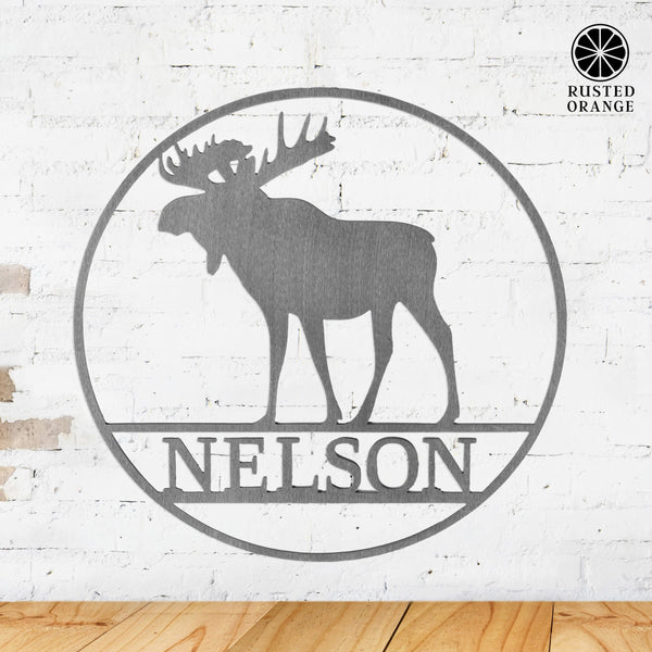Rusted Orange Craftworks Co. Hunting & Shooting Wildlife Signs - Personalized Hunting Decor for Cabin, Gifts for Men - Custom Cowboy Western Wall Decor With Name