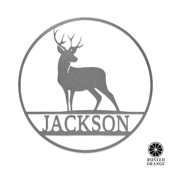 Rusted Orange Craftworks Co. Hunting & Shooting Wildlife Signs - Personalized Hunting Decor for Cabin, Gifts for Men - Custom Cowboy Western Wall Decor With Name
