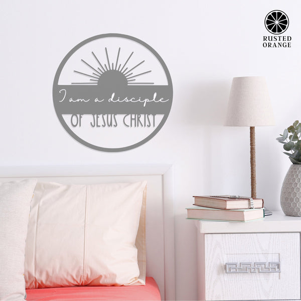 Rusted Orange Craftworks Co. I Am a Disciple of Jesus Christ - Ornament, Tabletop Sign, and Wall Decor