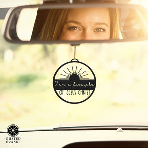 Rusted Orange Craftworks Co. I Am a Disciple of Jesus Christ - Ornament, Tabletop Sign, and Wall Decor