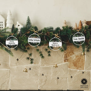 Rusted Orange Craftworks Co. Legacy Personalized Memorial Ornament - In Memory Ornaments Personalized