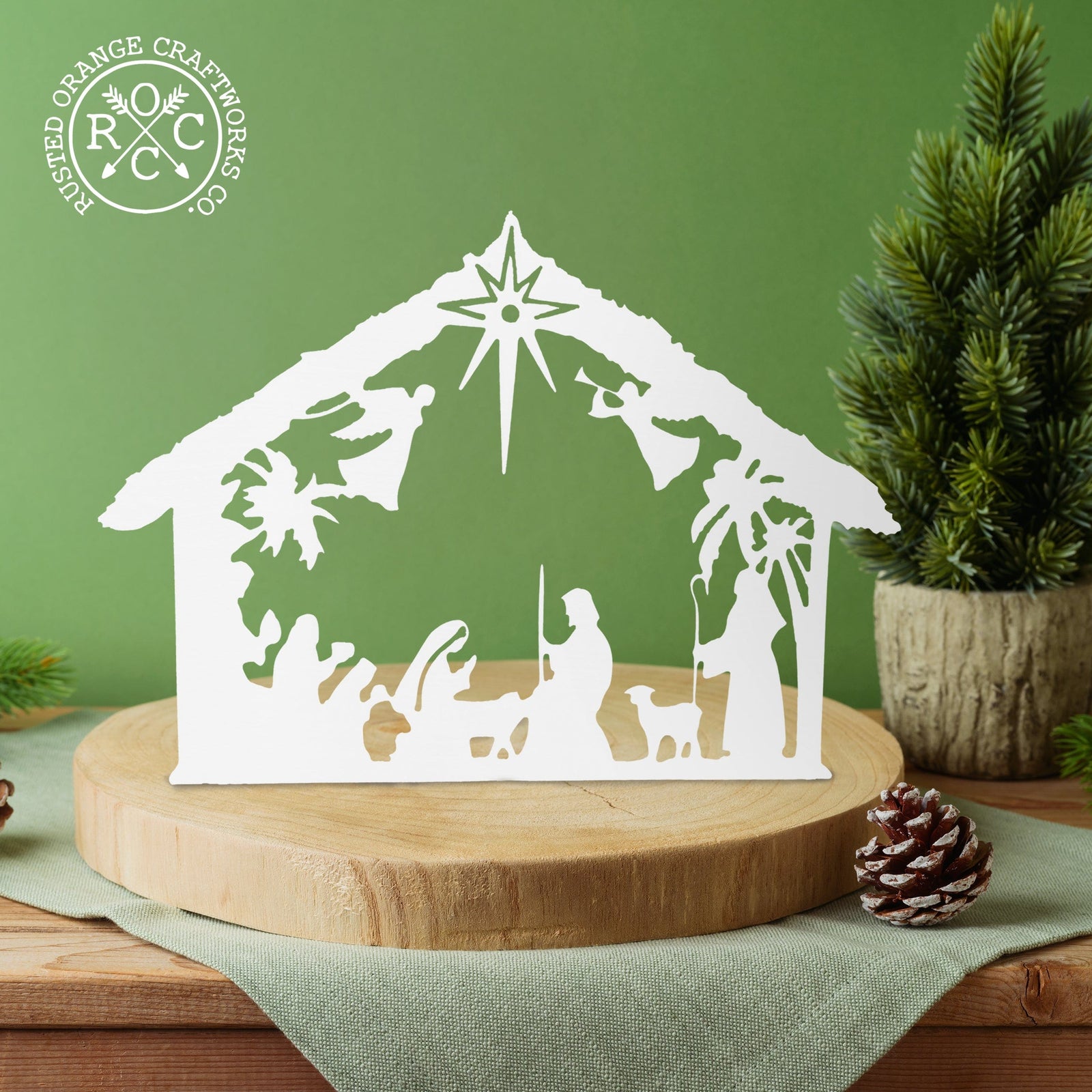 Nativity Scene Christmas Silhouette Silhouette Nativity Scene Template