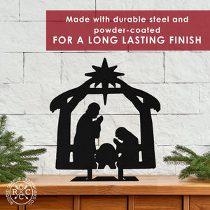 Rusted Orange Craftworks Co. Nativity Sets Special Offer 9" Nativity Silhouette - 4 Styles - Birth of Jesus Scene Figures