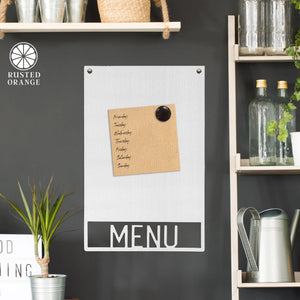 Rusted Orange Craftworks Co. Office Supplies Special Offer Mod Magnet Board - 2 Sizes - Decorative Magnetic Board for Wall