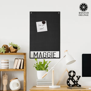 Rusted Orange Craftworks Co. Office Supplies Special Offer Mod Magnet Board - 2 Sizes - Decorative Magnetic Board for Wall