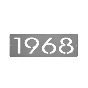 Rusted Orange Craftworks Co. OPTIONS_HIDDEN_PRODUCT Decor Steals Cider House Rectangular Address Plaque - Metal Horizontal House Numbers