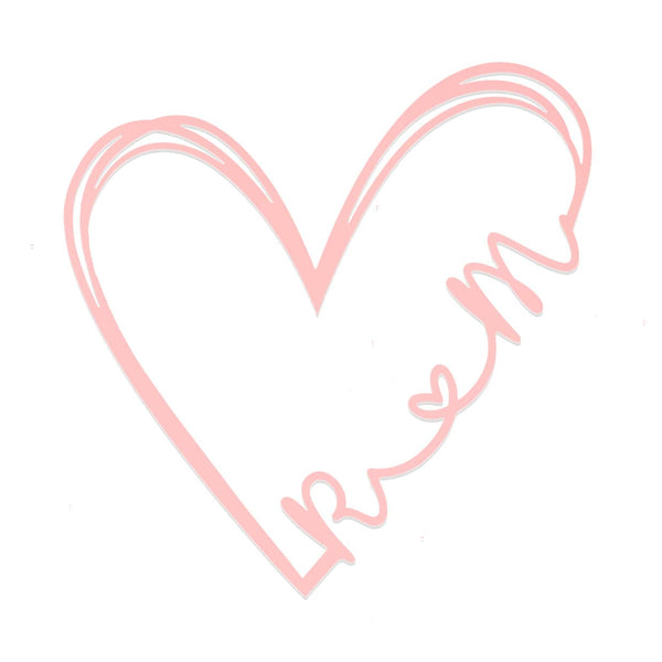 Rusted Orange Craftworks Co. OPTIONS_HIDDEN_PRODUCT Decor Steals Love is All Around Personalized Initial Signs - 3 Sizes