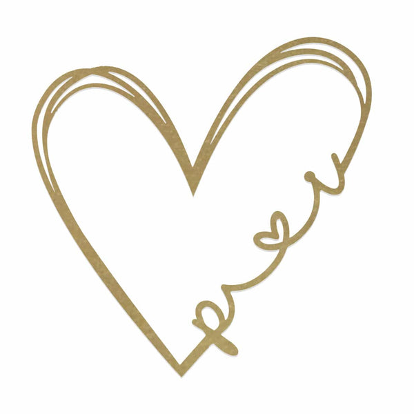 Rusted Orange Craftworks Co. OPTIONS_HIDDEN_PRODUCT Decor Steals Love is All Around Personalized Initial Signs - 3 Sizes