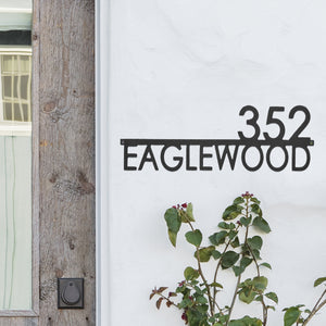 Rusted Orange Craftworks Co. OPTIONS_HIDDEN_PRODUCT Decor Steals Magnolia Home Address Plaque - 3 Sizes - Modern Outside House Numbers for Address