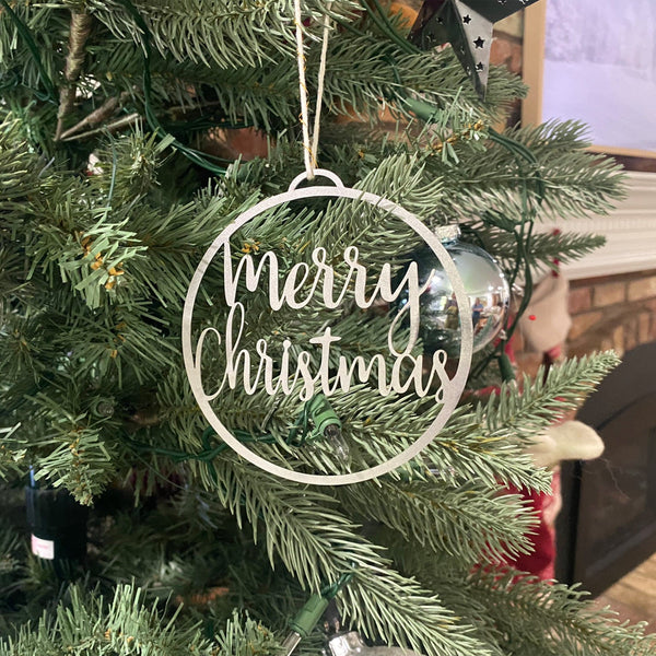Rusted Orange Craftworks Co. OPTIONS_HIDDEN_PRODUCT Decor Steals Merry Christmas & Joy to the World Y'all Ornament - Christmas Ornament Decorations